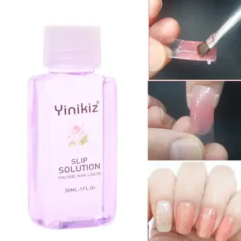 

QIAOYAN Quick Building Polygel Nails Liquid Polish Slip Solution False Nail Tips