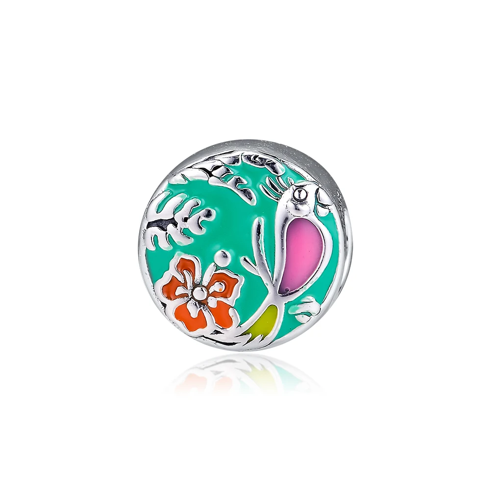 

925 Sterling Silver Beads for Jewelry Making Enchanted Tiki Room Charms for Women DIY Fits Bracelets Kralen joyas de plata 925