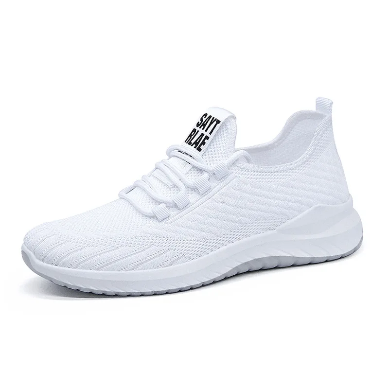 2022 Spring New Men Shoes Fashion Sneakers Mesh Breathable Men Casual Shoes Male Oxfords Low Cut Lace-up Student Running Shoes