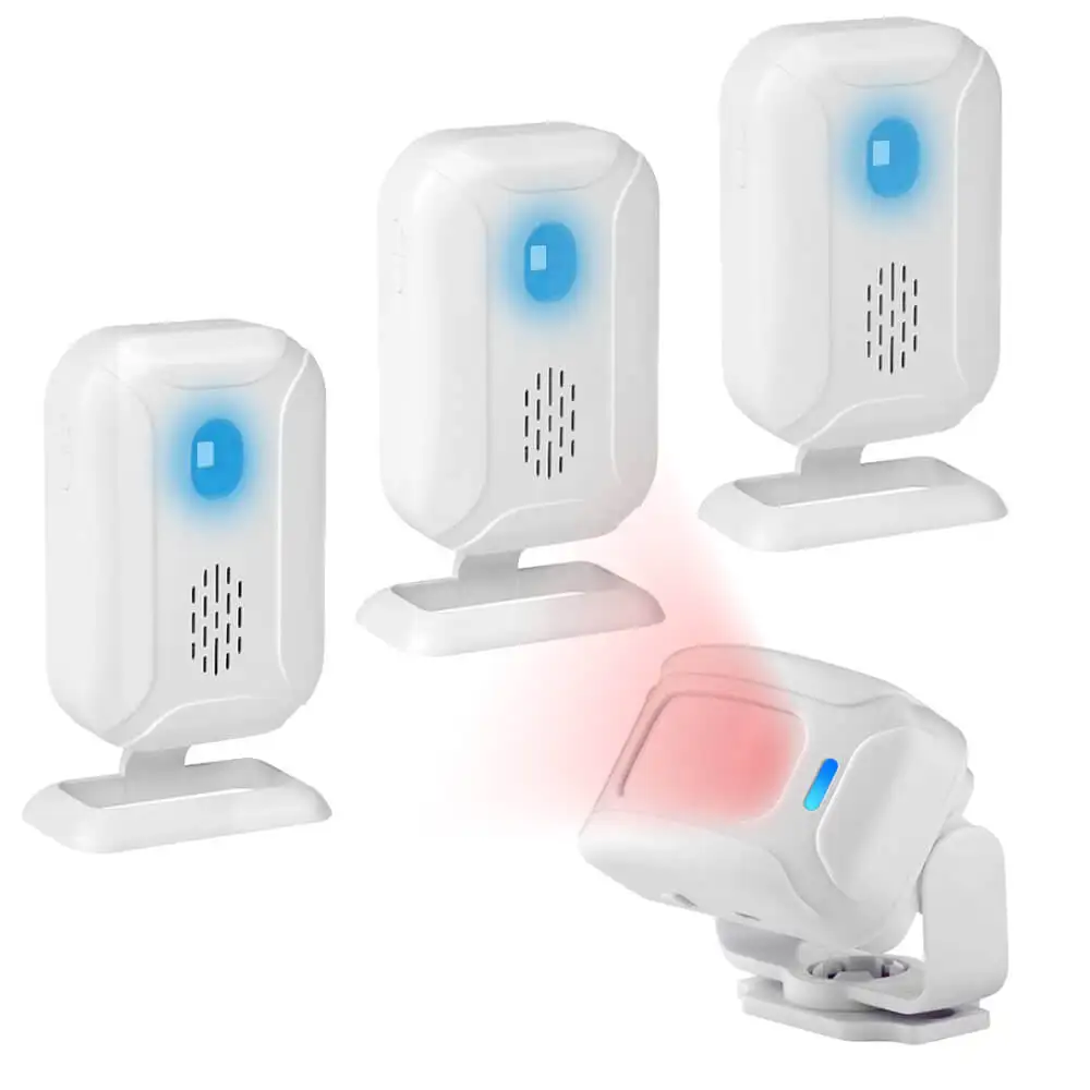 36 Ringtones Shop Store Home Security Welcome Chime Bell Wireless Infrared PIR Motion Sensor Detector 3 Alarm Entry Alert DIY