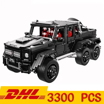 

Technic MOC series 6X6 Large SUV Car Model 3300Pcs Super Off-road Vehicle Building Blocks Kid Christmas Gift