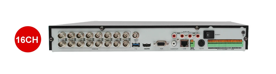 16CH 5 в 1 AHD DVR DS-7216HUHI-K2 Поддержка CVBS TVI CVI AHD аналоговая IP камеры P2P облако H.265 HDMI видео рекордер RS485 Au