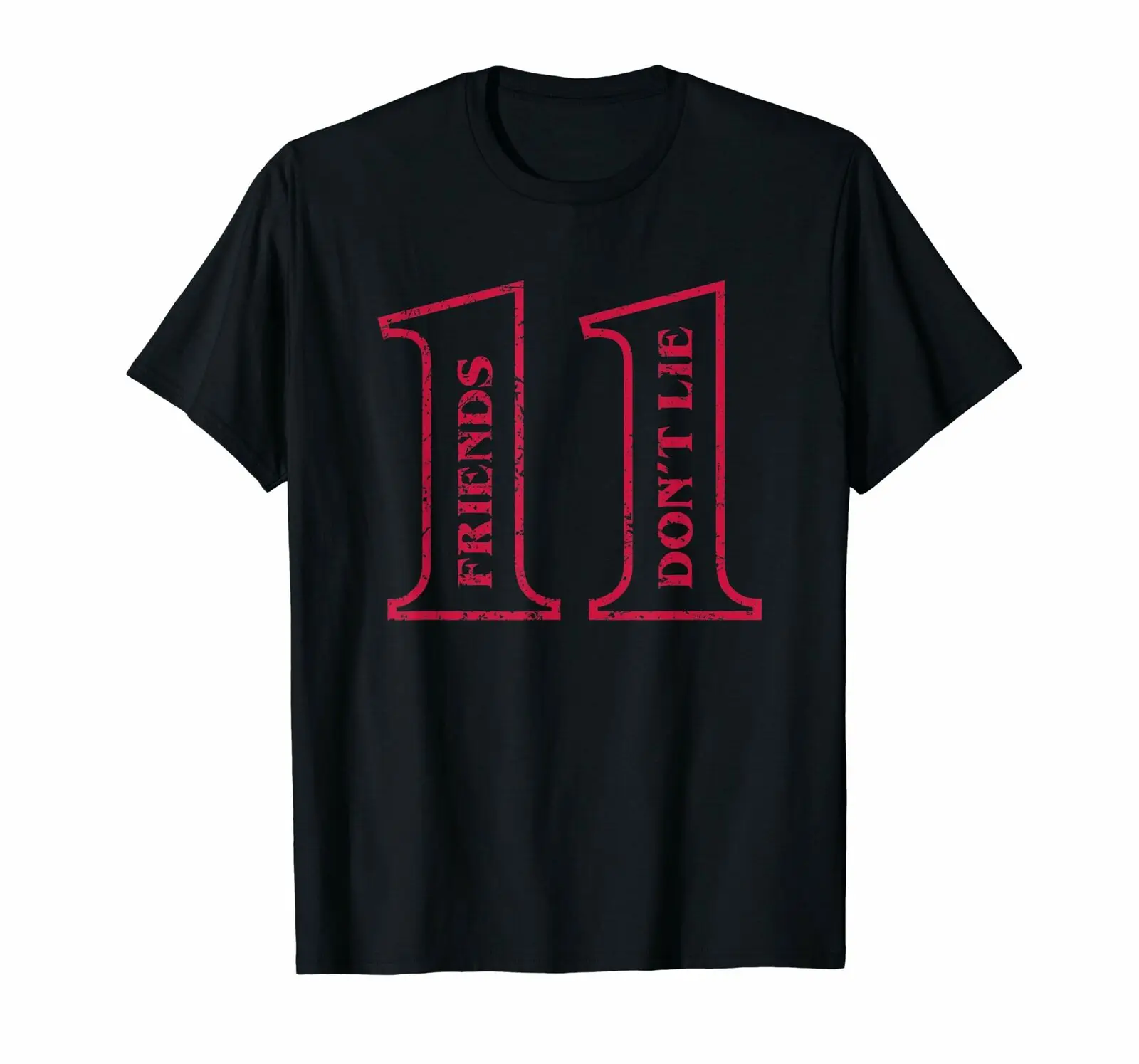 

Friends Don't Lie Stranger Style Pop Culture Things T-Shirt2019 New Short Sleeve Men