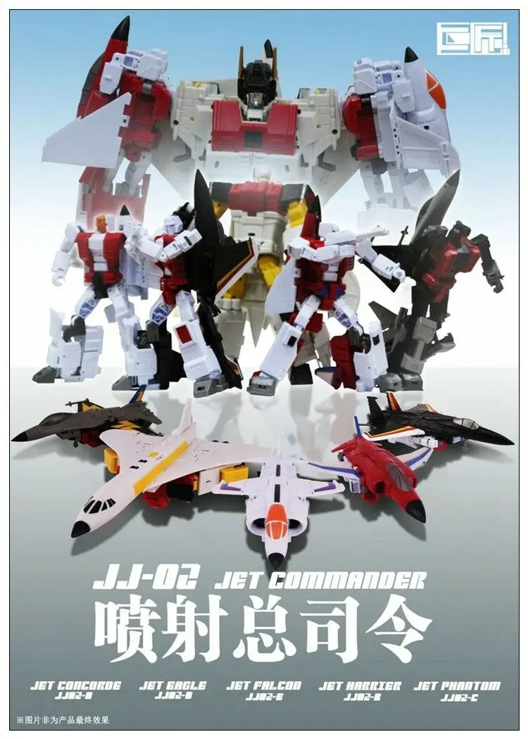 

Transformation JJ-02 Jet Commander G1 Superion Combination Robot Toy New instock