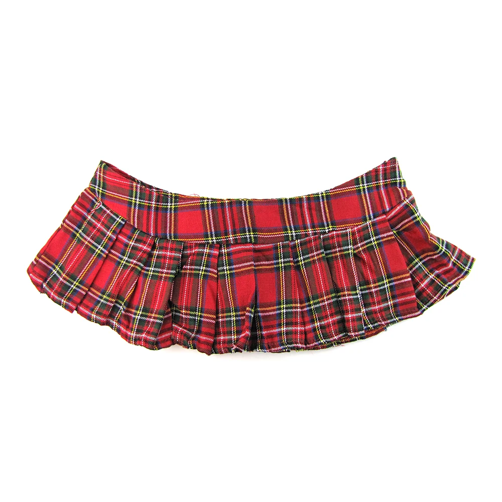 Red Tartan Skirt1 M Юбки для школьниц, студенток, женская короткая плиссированная летняя Клетчатая мини-юбка - Цвет: Red Tartan Skirt1 M