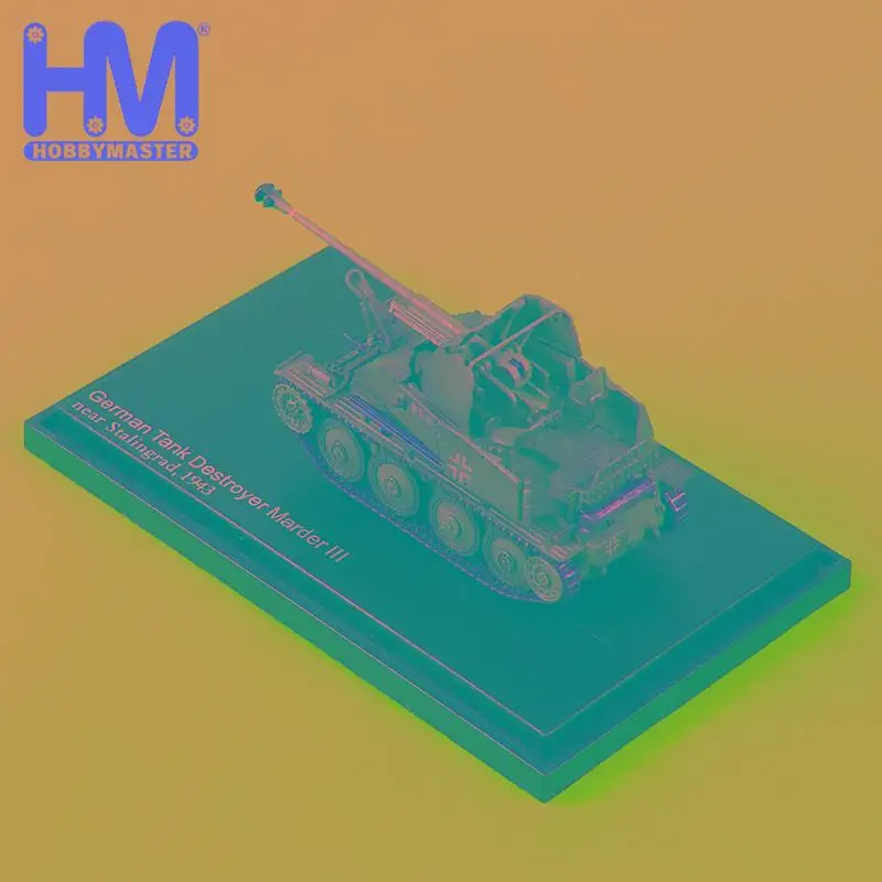 Мастера хобби немецкий самоходное противотанковое орудие MARDER III под Сталинградом 1/72 модель, полученная литьём под давлением