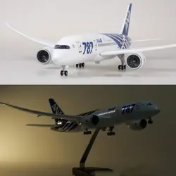 1/130 масштаб 47 см самолет Boeing B787 Dreamliner самолет Япония Ана модель самолета W свет и колеса литья под давлением пластик смолы