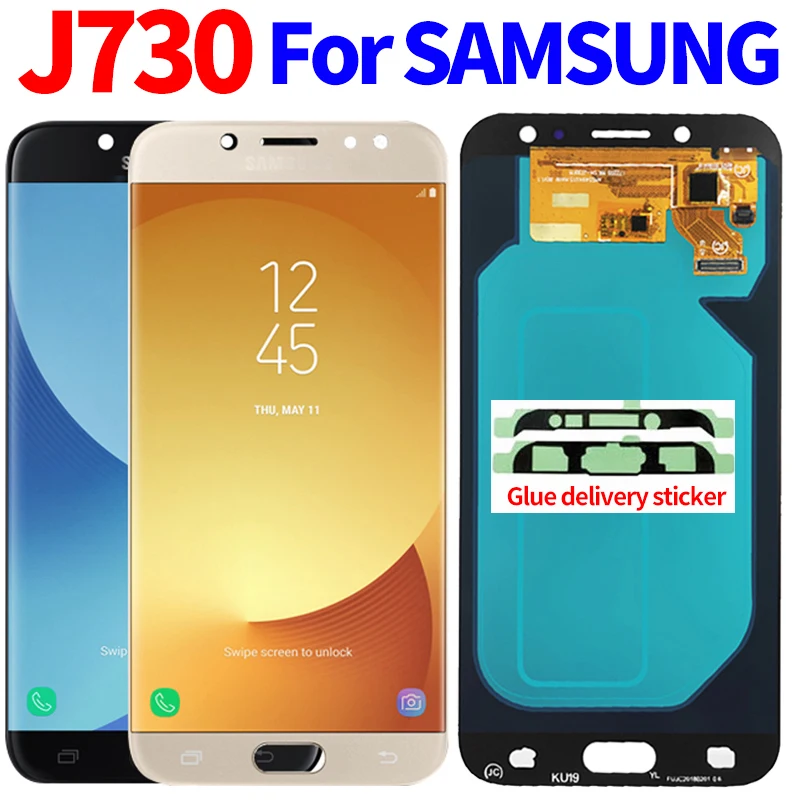 Дисплейный модуль AMOLED для Samsung Galaxy J7 Pro 2017 J730 SM-J730F J730FM/DS J730F/DS J730GM/DS | Мобильные
