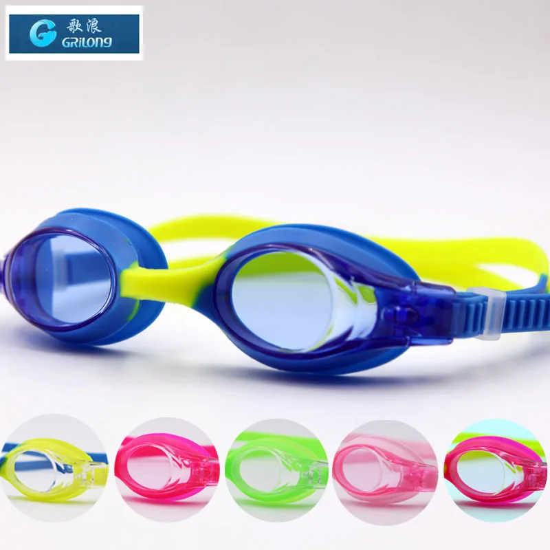 

Gelang CHILDREN'S Swimming Goggles Waterproof Anti-fog Silica Gel Swimming Glasses Small Picture Frame Swimming Goggles