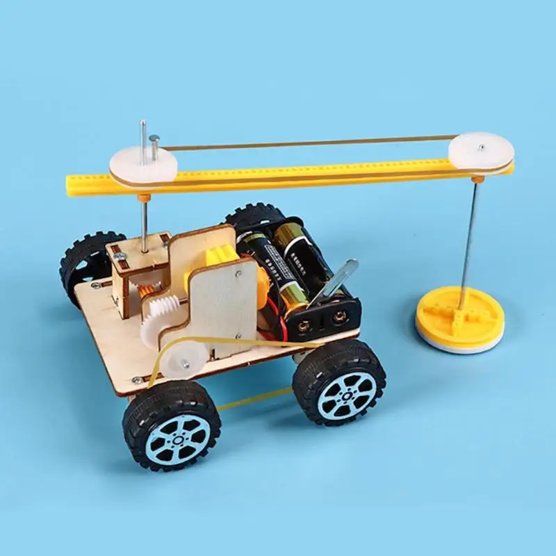 Детский DIY умный уборочный робот игрушка обучающая научная Швабра набор для сборки