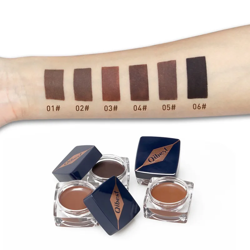 Eyebrow Dyeing Cream Lasting Waterproof Smudge-proof Easy To Color Waterproof For Eye Brow Long Lasting Tint Shade Make Up