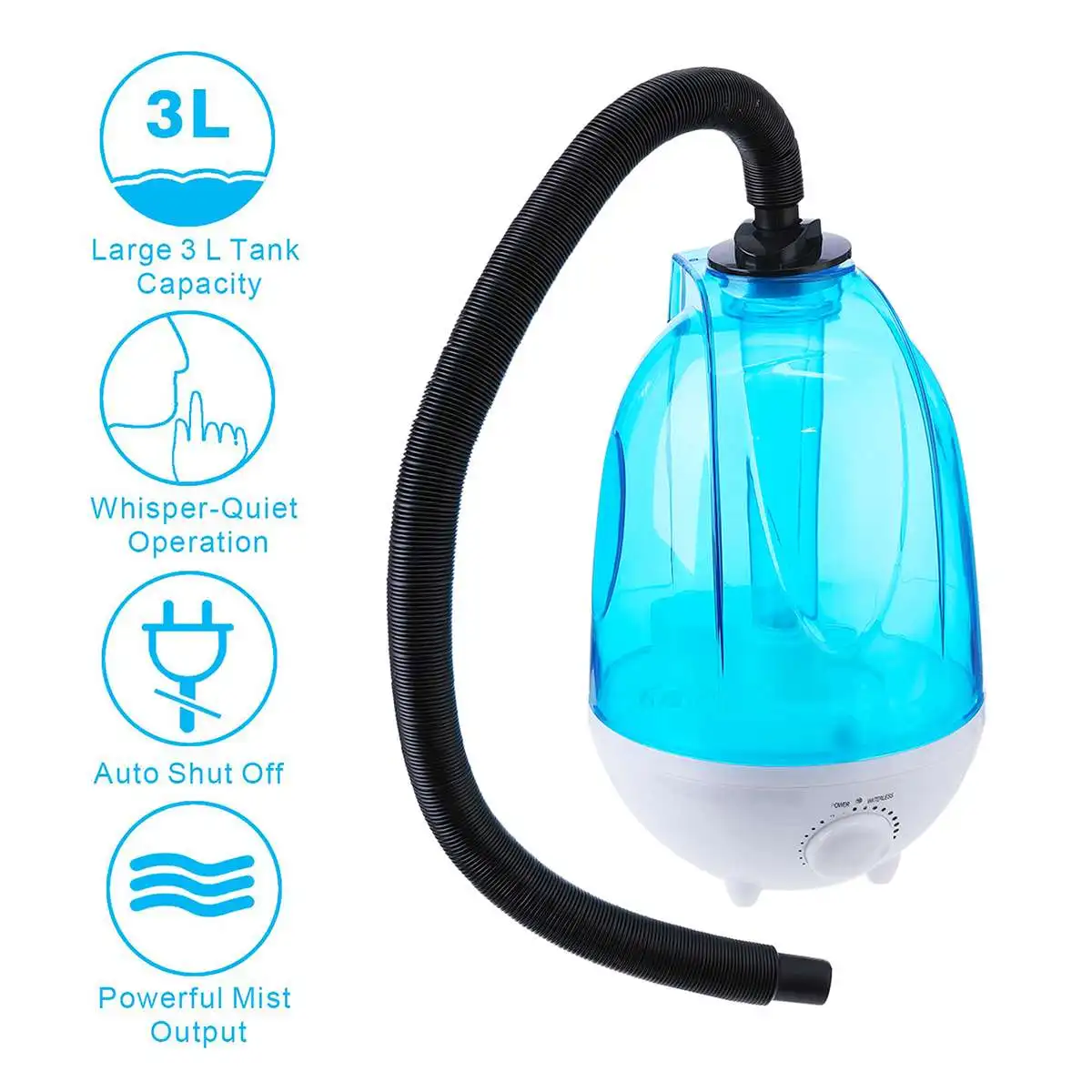  4L Large Capacity Amphibians Reptile Humidifier Fogger Vaporizer Fog Maker 100-240V Dropshipping