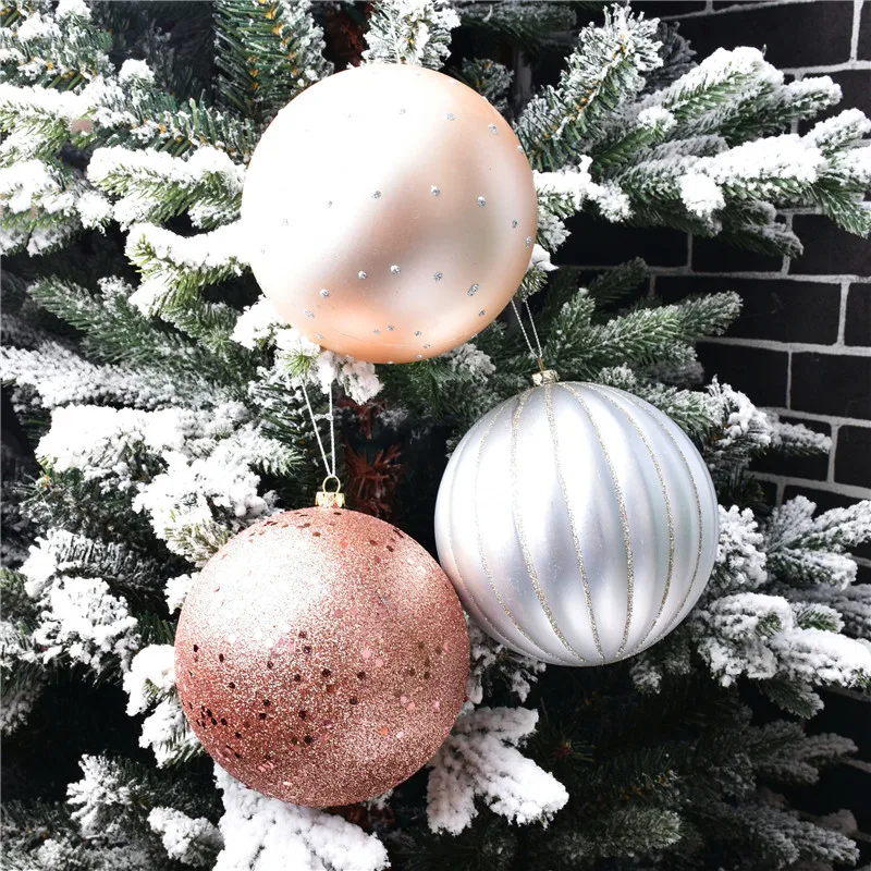 Christmas window decoration pendant Christmas tree 12CM Christmas ball mall hotel layout ornaments