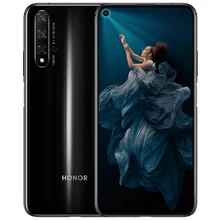 Оригинал мобильный телефон Honor 20 8 ГБ 128 ГБ/256 супер зарядка NFC Kirin 980