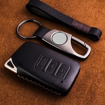 

Genuine Leather Key Case Key Cover Protect Bag for Lexus NX200 ES200 250 RX200t case Key shell ES RS GS IS LX NX Series