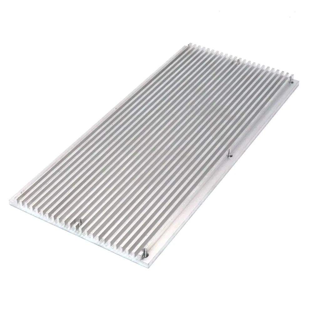 2pcs 220x100x8mm Rectangle LED Heatsink Aluminum Cooling Board Radiator for COB LED Light Bulb Heat Dissipation Radiating Panel