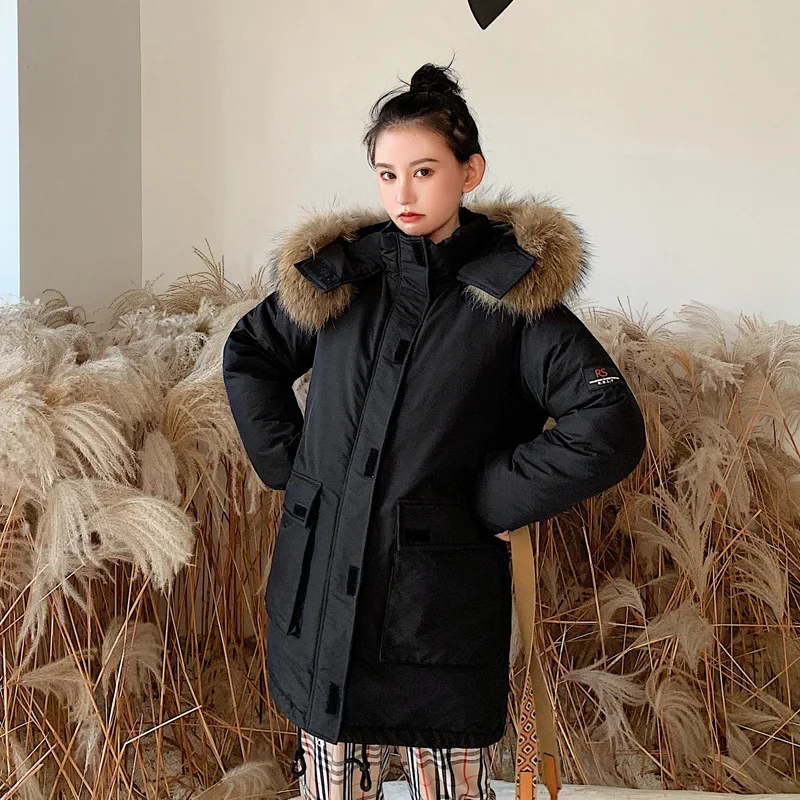 

According to Nalini 2019 New Style Casual down Jacket Women's Korean-style Workwear Thick Warm Outdoor Ski Suit Genuine Fur Coll