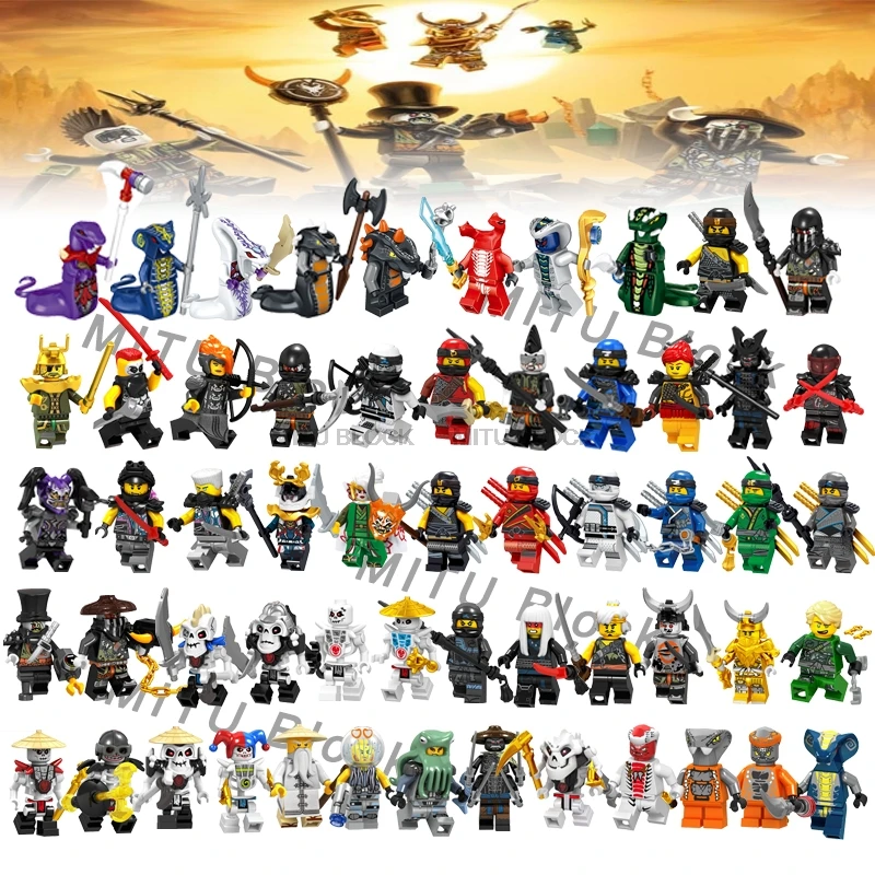

Single Sale Ninja Kai Cole Jay Zane Lloyd Nya Mini Action Figures Building Blocks Kids Toy Gift Legoingly Ninjagoed For Kids