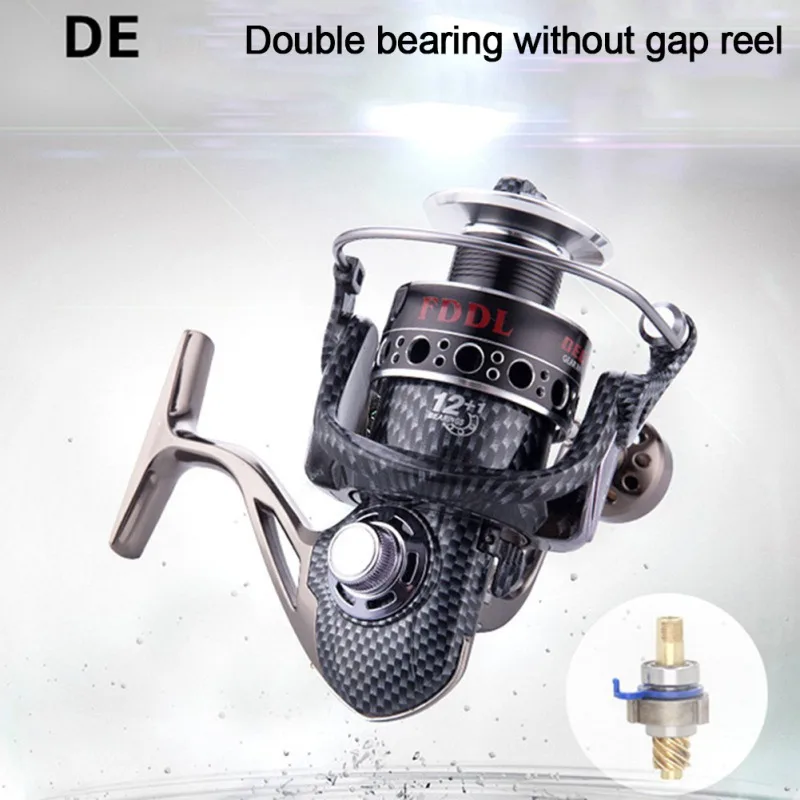 Full metal body wheel lotus handle fishing reel Spinning Fishing Reel Lightweight Ultra Smooth Powerful Metal Spool Reels For Sa