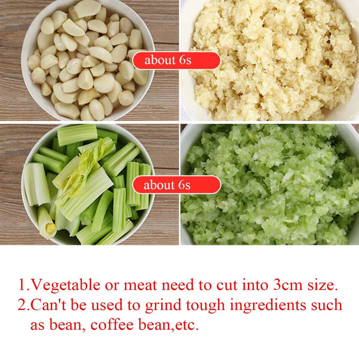 Stainless Steel Electric Grinder 2 Speeds 250-300W 2/3L Large Capacity Chopper Meat Grinder Household Mincer Food Processor New