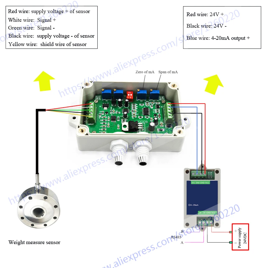 楚荆水印4-20mA输出800接线图
