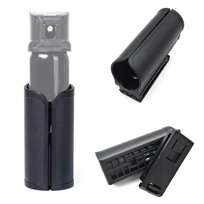 Tactical Open Top Polymer Pepper Spray Pouch Hunting Duty Gear Mace Spray Holder Case Hunting Paintball Accessories molle pouch double dump pouch dump pouch