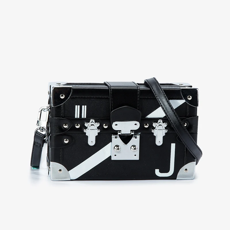 

2020 Summer New Panelled Female Bag Letter Box Bag Small Square Bag Famous Designer Wild Hand Female Shoulder Messenger Bag