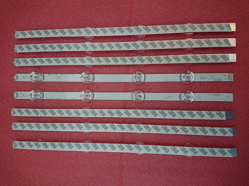 

New 5set=40pcs LED Backlight strip For LG 40LF630V INNOTEK 40 DRT4.0 DRT 4.0 3.0 40 inch A B SVL400 6916L-0885A 0884A