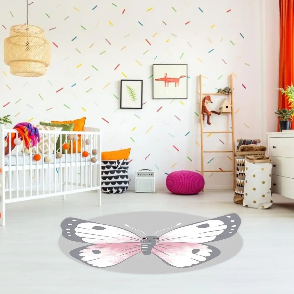 Child Crawling Mat Cute Baby Round Play Pad Crawling Mat Soft Cushion For Kids Children Toddlers 4