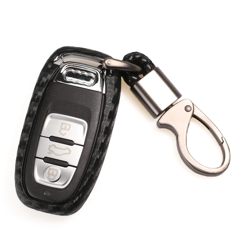 Keyforkess di Protezione Chiave Dell'automobile del Carbonio Della Copertura Del Silicone per Audi A4 A4L A5 A6 A6L Q5 S5 S7 Proteggere Shell Auto styling Caso In Fibra di 7 Keyforkess di Protezione Chiave Dell'automobile del Carbonio Della Copertura Del Silicone per Audi A4 A4L A5 A6 A6L Q5 S5 S7 Proteggere Shell Auto styling Caso In Fibra di - He3b8ecea0ad940c282db5fc3e6aa7667k