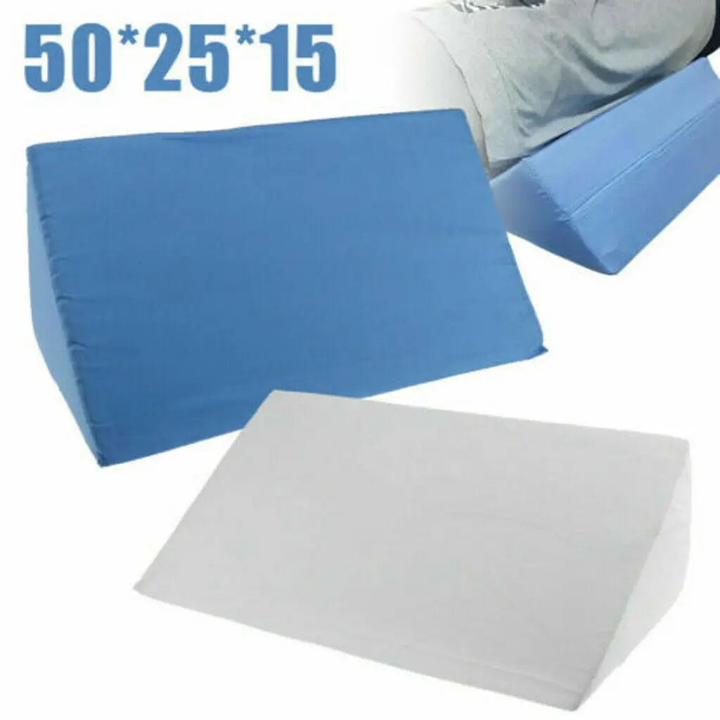 Acid Reflux Foam Bed Wedge Pillow Elevation Cushion Back Leg Lumbar Support