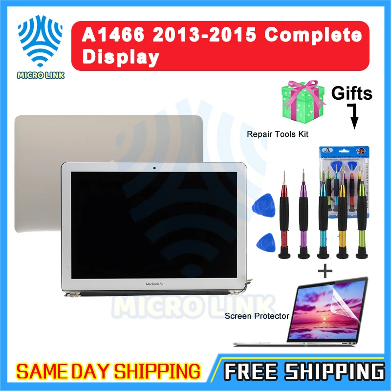 Полный светодиодный ЖК экран 13 3 дюйма в сборе для Apple MacBook Air A1466 2013 2017 MD760L/A MD761L/A