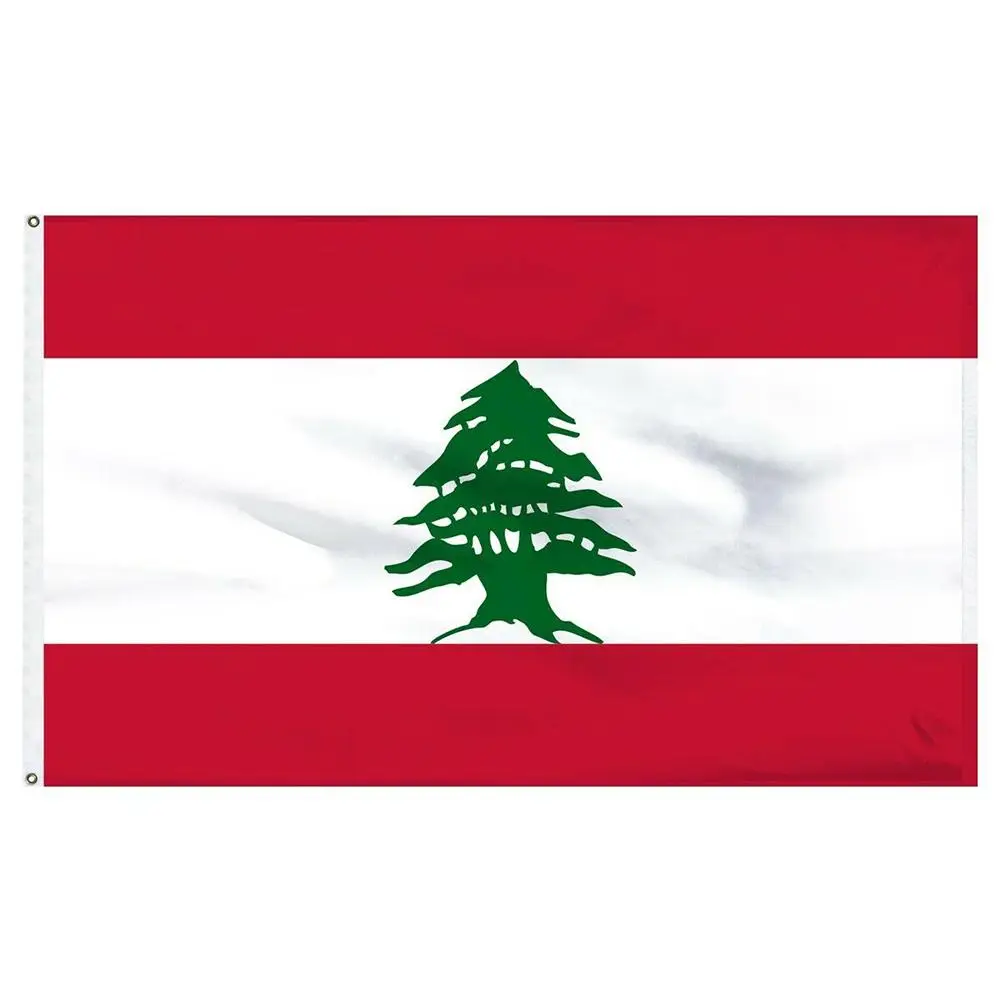New Wholesale 90*150CM/3*5FT Lebanon Flag Lebanon's National Polyester Colorfast Outdoor Garden Home Party Decoration | Дом и сад