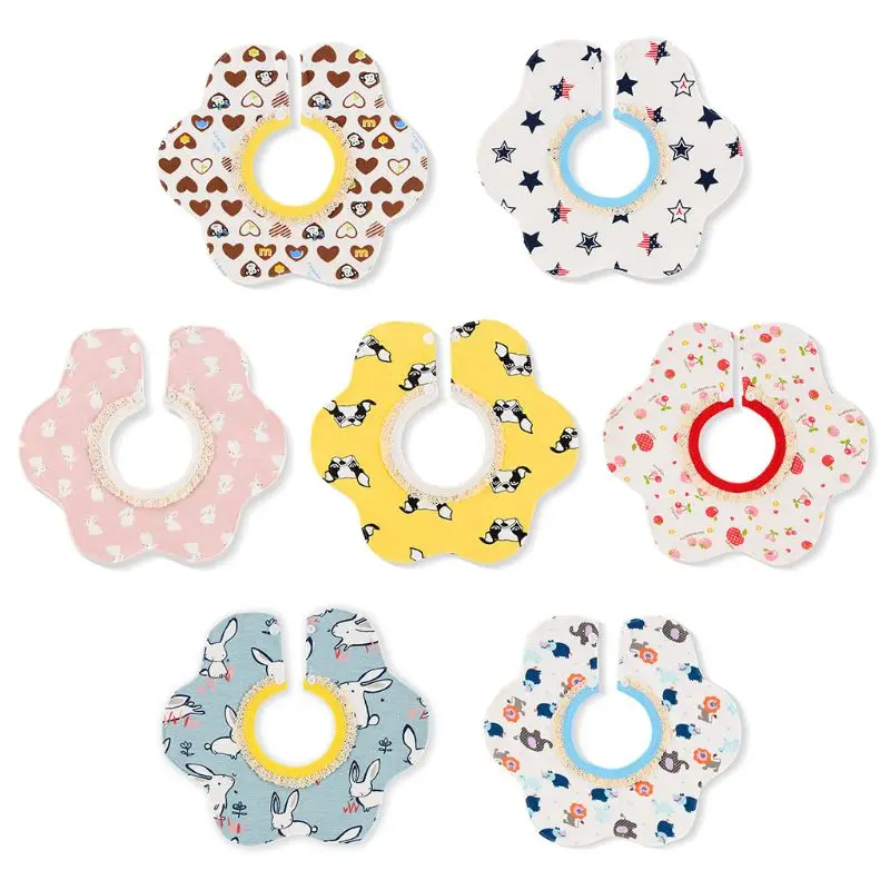 

Newborn Bibs 360 Degree Rotation Infant Saliva Towel Feeding Apron Burp Cloth Superior Quality