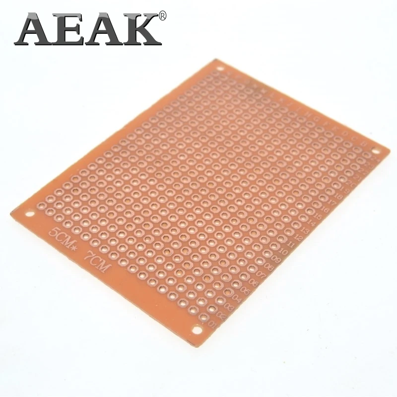 AEAK 10 шт. PCB 5*7 см 5*7 DIY Прототип бумага PCB Универсальный Эксперимент Матрица платы 5x7 см