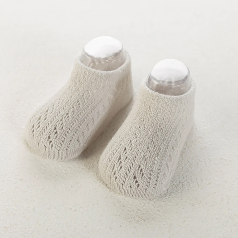 1 Pair Newborn Baby Socks Spring Summer Mesh Breathable Newborn Cotton Infant Baby Boy Girl Short Socks For 1-4 Years Socks