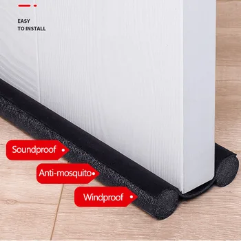 

Sealing Strip Self-Adhesive Door Seam Sound Insulation Waterproof Rubber Strip Windproof Sticker Anti-Theft Door Windshield Tool