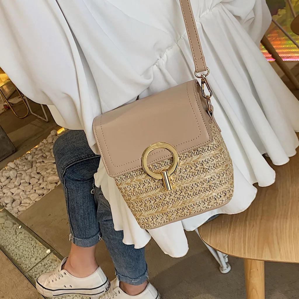 

New Crossbody Bags Women Fashion Women Retro Weave Leather Bag Crossbody Bag Solid Shoulder Bag Messenger bags bolsas feminina