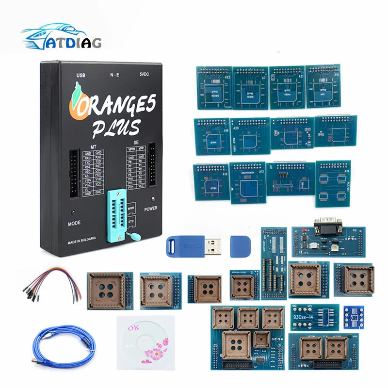 V1.35 Orange5 Plus OEM Orange 5 ECU Programmer Full Adapters Universal Programer Device | Автомобили и мотоциклы