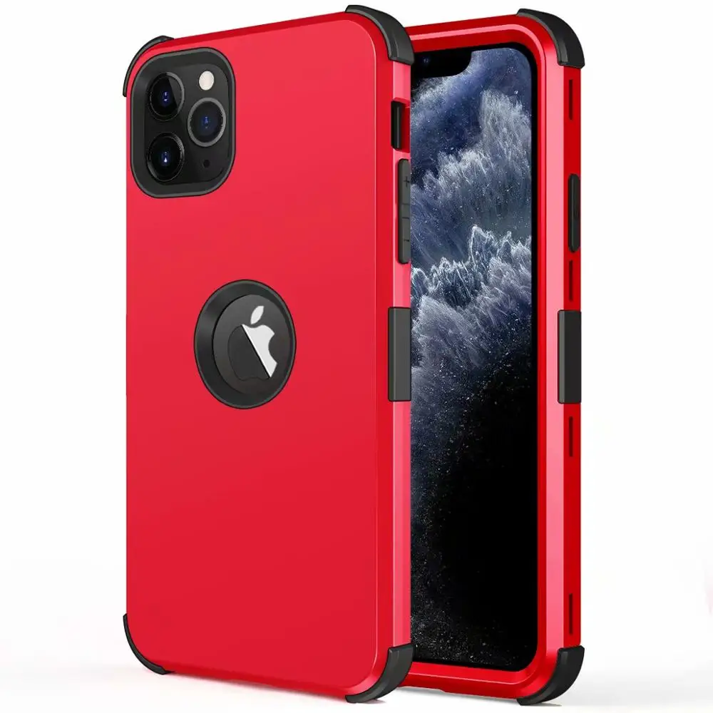 Чехол 3 в 1 для iPhone 11 Pro MAX 2019 7 8 Plus 6 6s X XS XR защитный мягкий чехол Apple 5 |