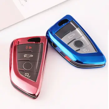 

Car Full Sealed TPU Key Fob Cover Case Accessories For BMW X1 X2 X3 X4 X5 X6 X7