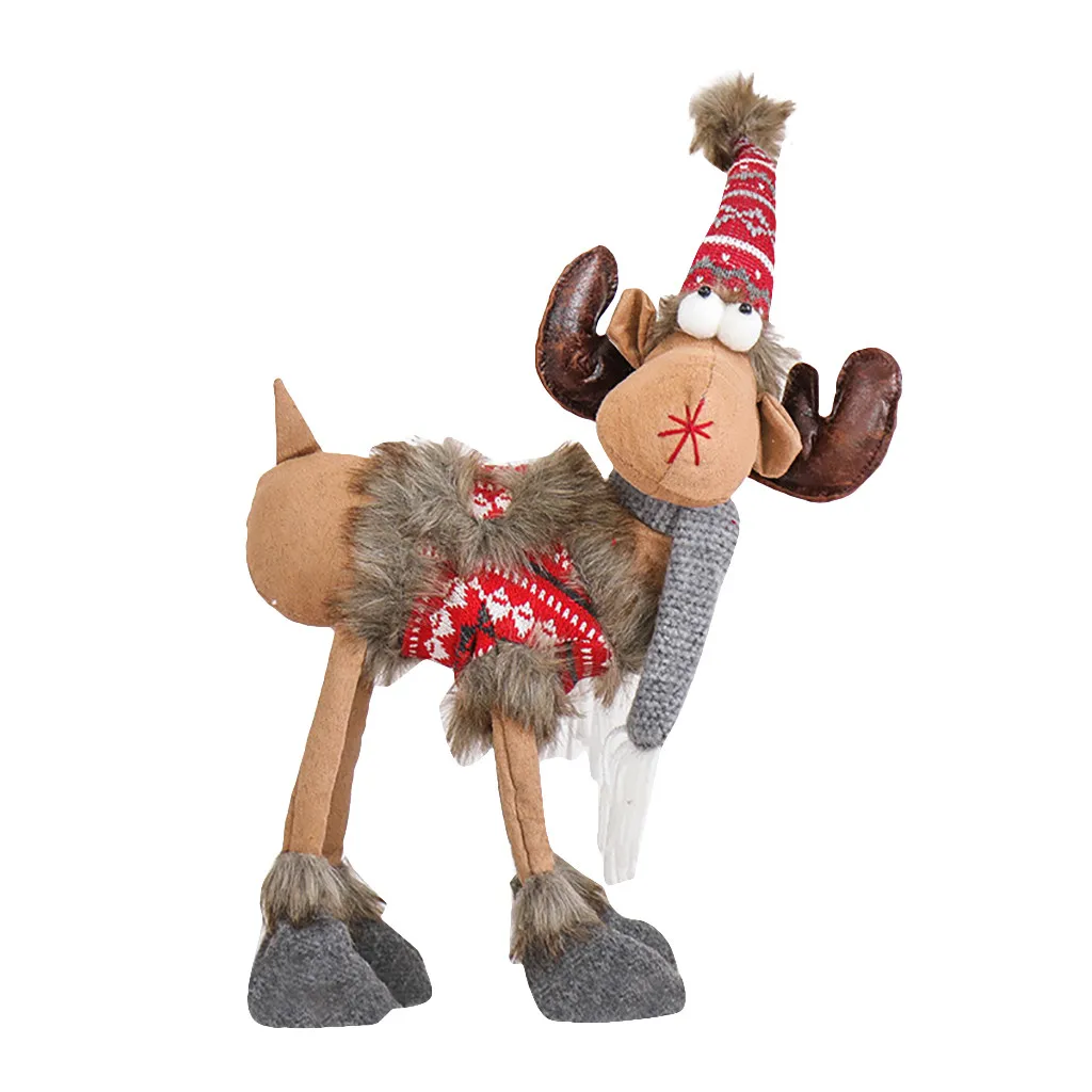 Рождественские игрушки с изображением лося, Рождественский олень, украшение, мягкая плюшевая подушка, рождественские игрушки, подарки для детей, Kerst Speelgoed Navidad