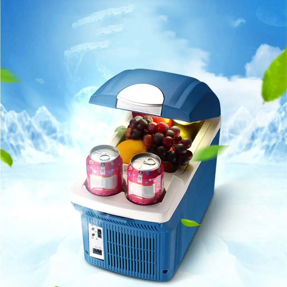 8L Мини Портативный охлаждающий согревающий холодильник морозильная коробка с теплозащитой двойного использования охладитель подогреватель для авто на открытом воздухе пикника путешествия