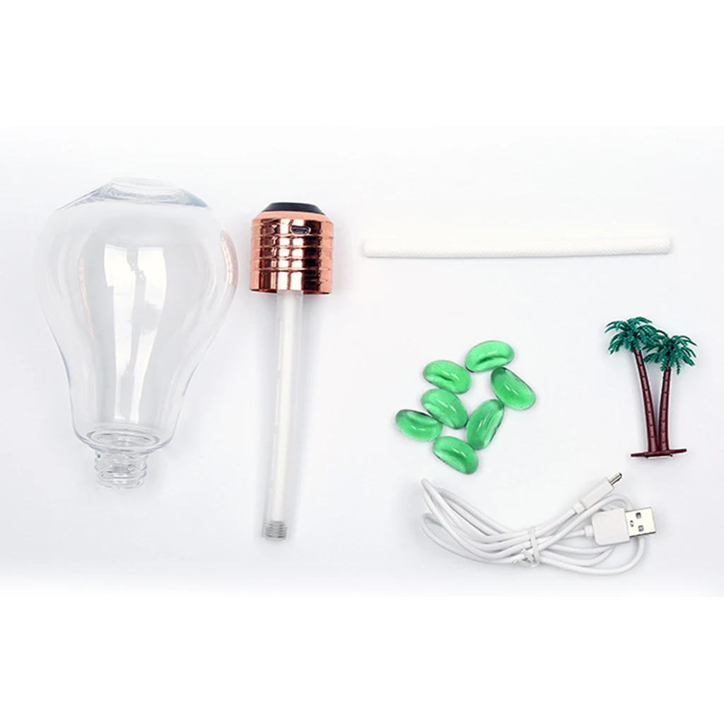 Car Home LED Lamp Air Ultrasonic Humidifier Essential Oil Diffuser Atomizer Air Freshener Mist Maker with LED Night light