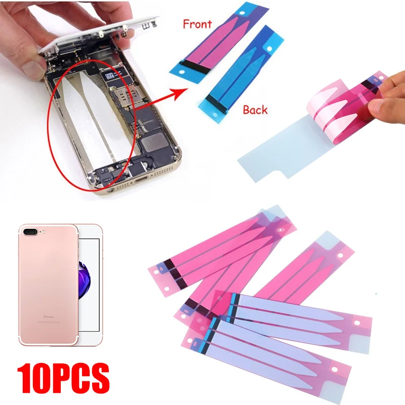 10 шт для IPhone 6 plus/6s/7 plus растягивающийся Батарея двусторонняя съемное крепление на клейкой основе для лента Батарея клей клейкие ленты Tab запасная часть