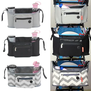 

Pushchair Bag Changing Pram Stroller Organizer Buggy Storage Baby Bottle Cup Organizer Stroller Bag Baby Cart Accessories