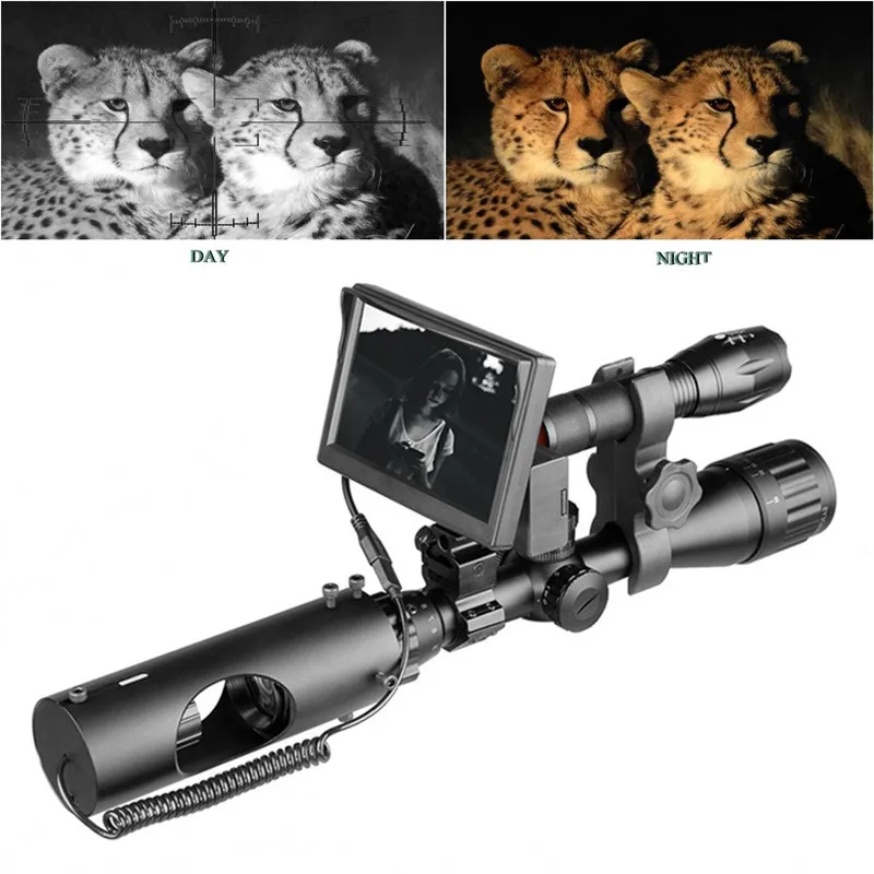 Hunting Night Vision 850nm Infrared IR Device Rifle Scope Sight Cameras Outdoor 