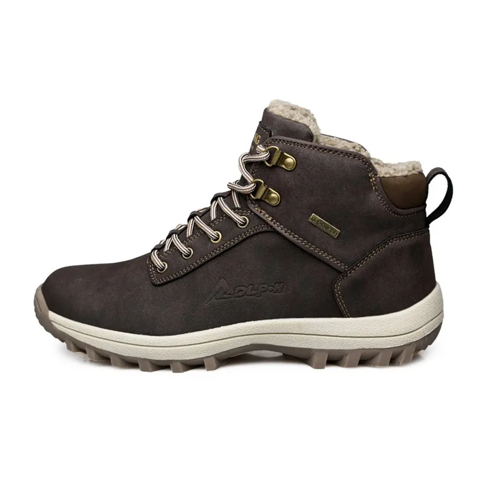 Зимняя Теплая мужская обувь утолщенная уличная походная защитная обувь хлопковые кроссовки для альпинизма новое поступление