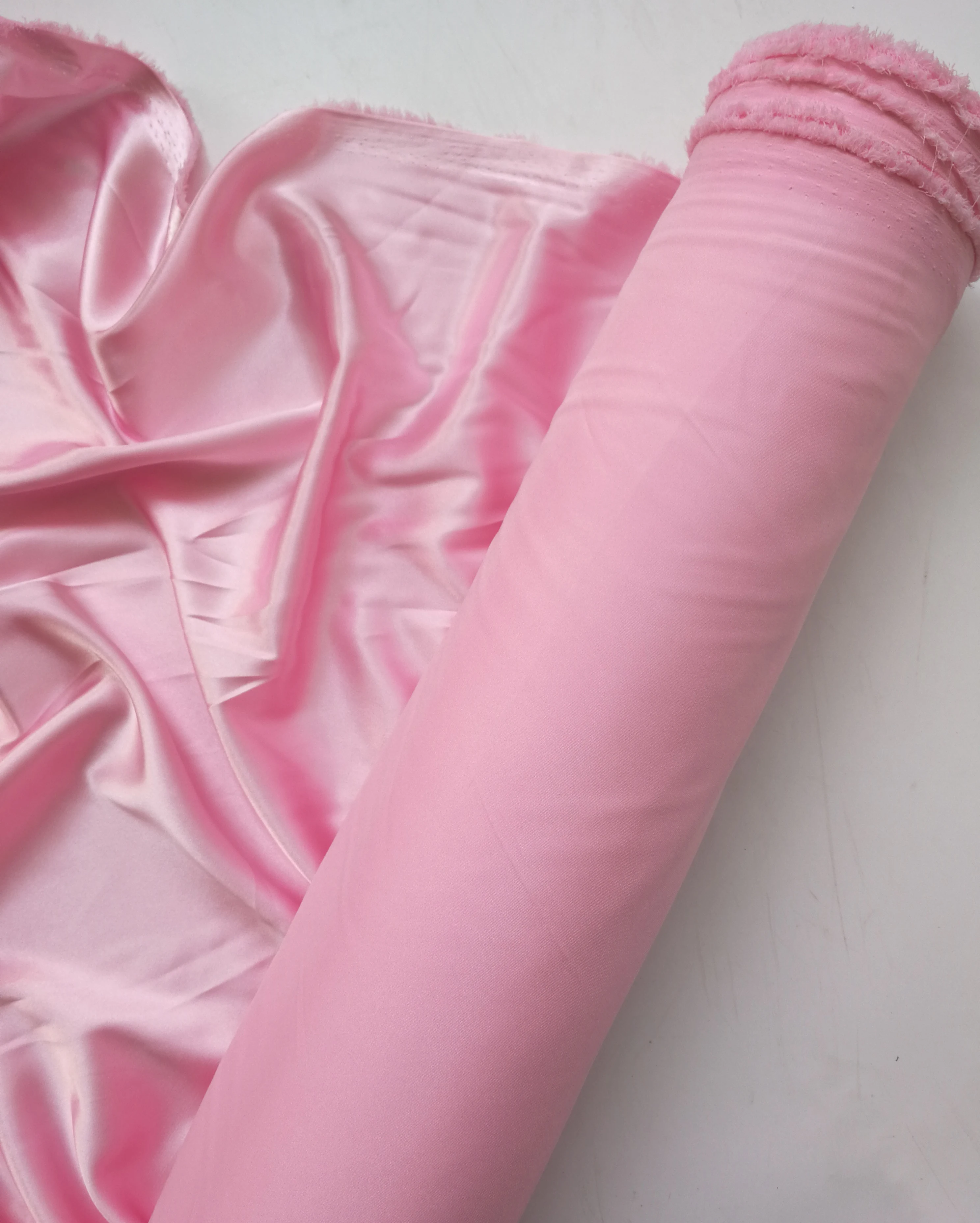 Factory Price 94 Polyester 6 Spandex Shiny Smooth Stretch Satin Fabric For Lady Pajamas