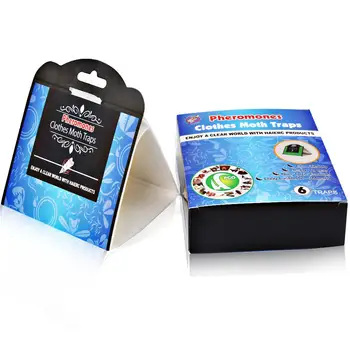 

6PCS Insect repellent Moth Traps Sticky Pheromone Moth Repellent Killer Insect Catcher for Home Kitchen Closet